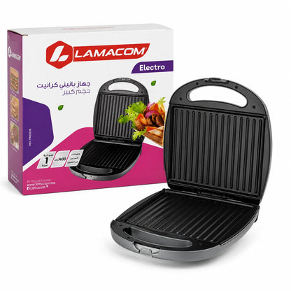 Machine à Panini Électrique Lamacom 1400W | Grill Sandwich Antiadhésif… – vue 1 | MonChoix Maroc