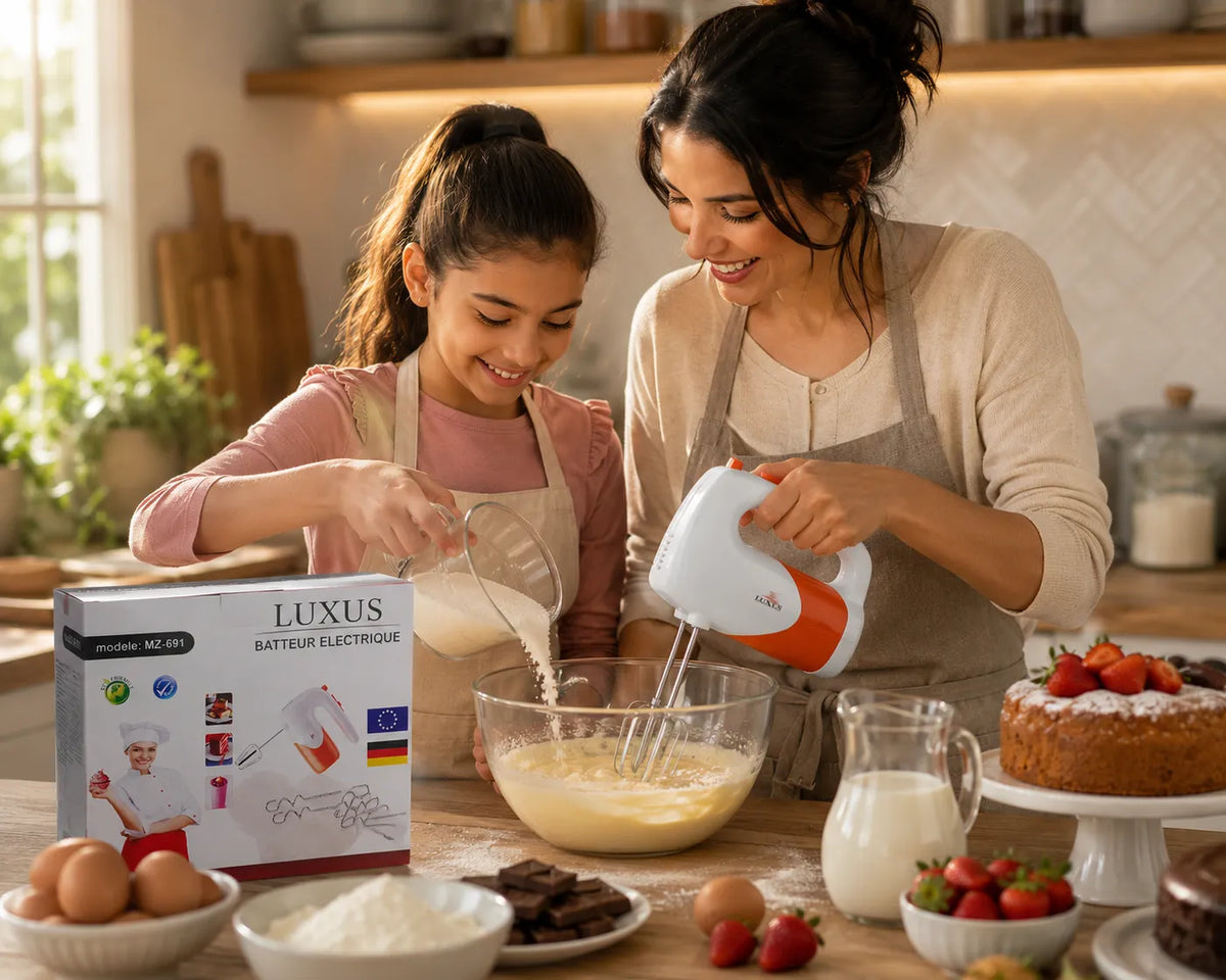 Batteur Électrique Luxus 5 Vitesses – vue 3 | MonChoix Maroc