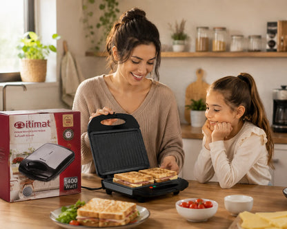 Panini Maker ITIMAT 1400W – Grill & Presse – vue 2 | MonChoix Maroc
