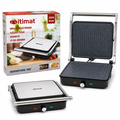 Grill Panini Électrique Itimat 2000W – vue 1 | MonChoix Maroc