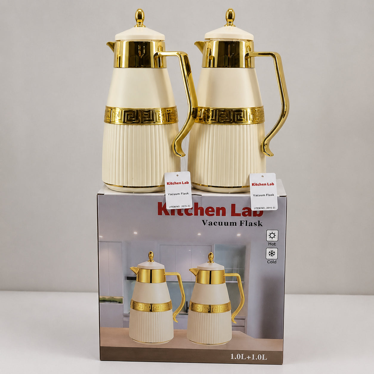 Set de 2 Thermos 1L + 1L Élégants – vue 6 | MonChoix Maroc