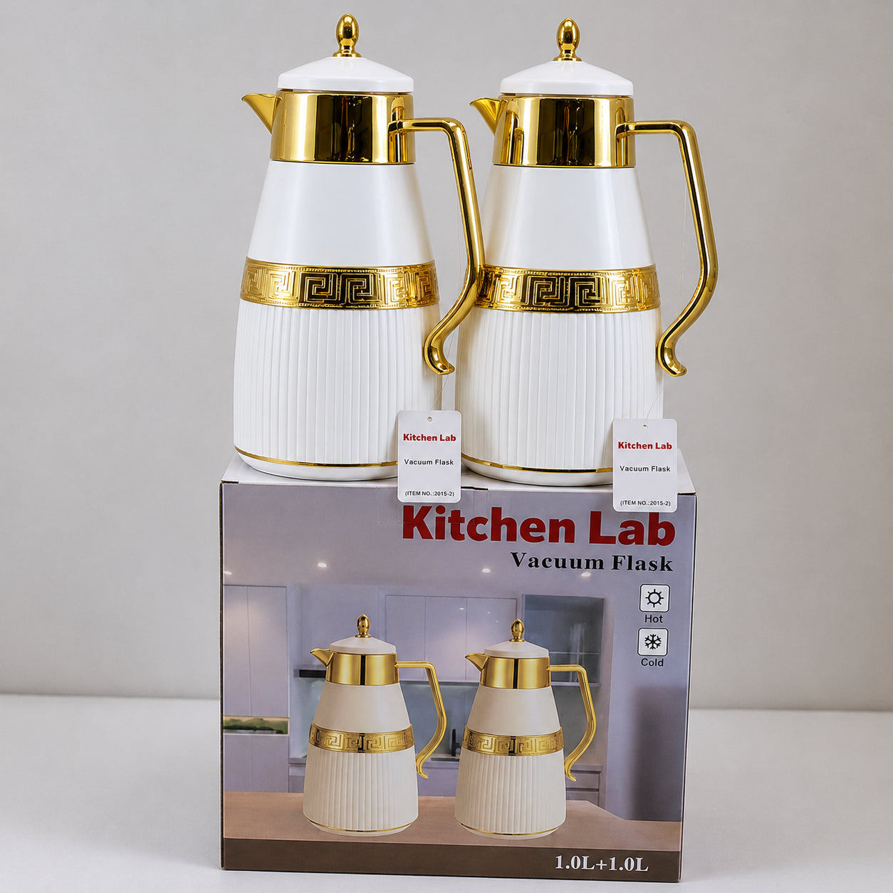 Set de 2 Thermos 1L + 1L Élégants – vue 4 | MonChoix Maroc