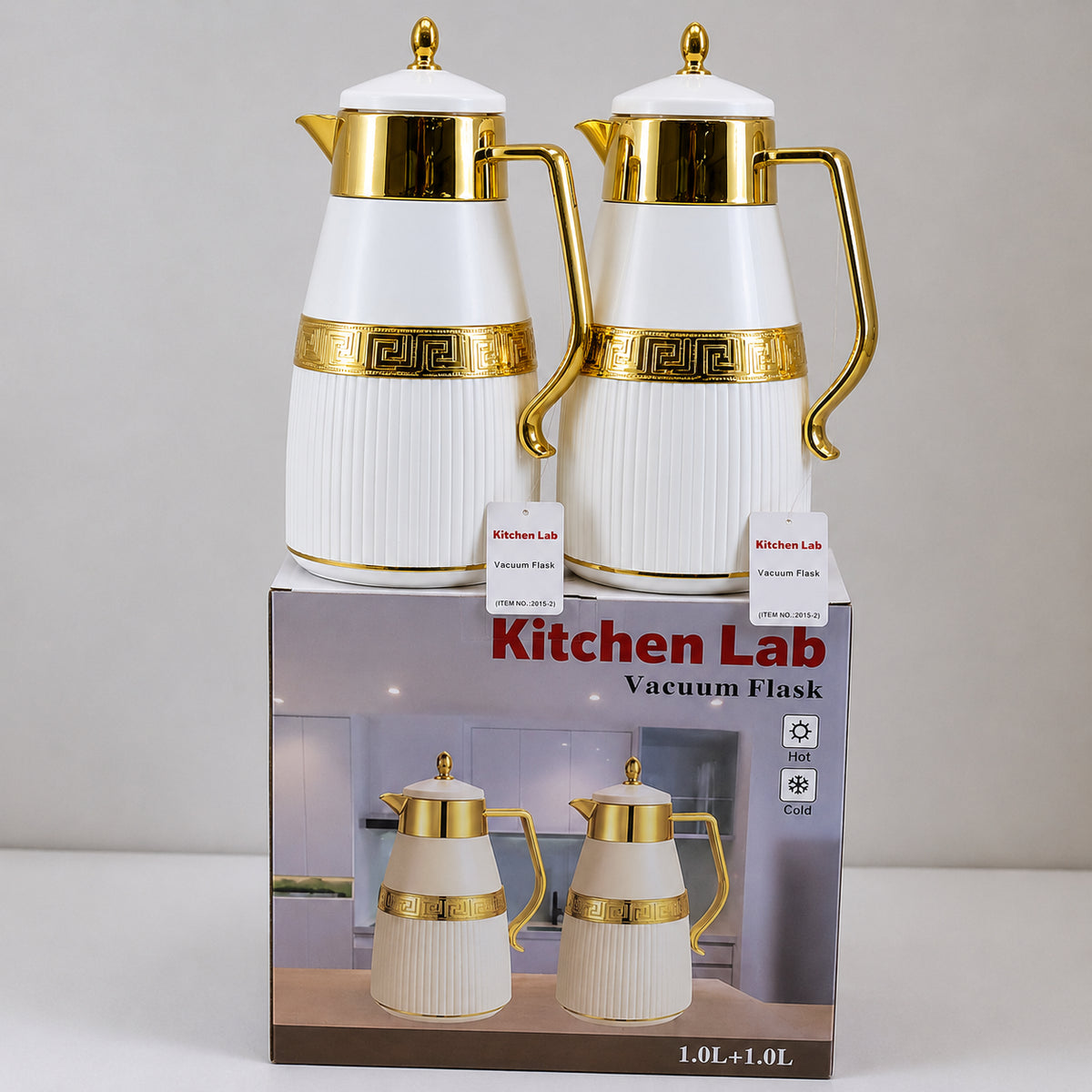 Set de 2 Thermos 1L + 1L Élégants – vue 4 | MonChoix Maroc