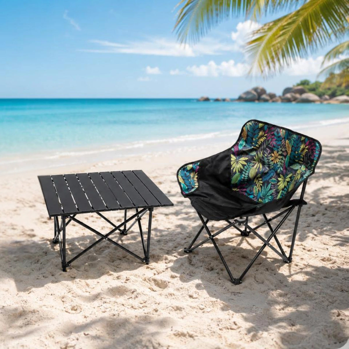 Pack de 4 Chaises de Camping Pliantes avec Table – vue 5 | MonChoix Maroc