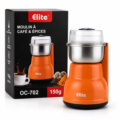 Elite Moulin Multifonction Café & Épices 150W – vue 1 | MonChoix Maroc