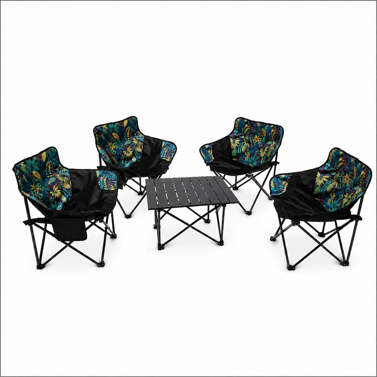Pack de 4 Chaises de Camping Pliantes avec Table – vue 3 | MonChoix Maroc