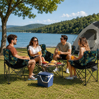 Pack de 4 Chaises de Camping Pliantes avec Table – vue 2 | MonChoix Maroc