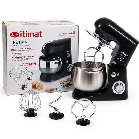 Robot Pétrin Multifonction ITIMAT 5.5L – vue 1 | MonChoix Maroc