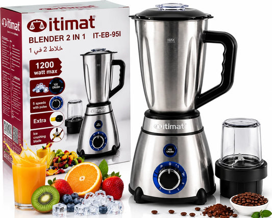 Blender Automatique ITIMAT 2 en 1 1200W – vue 1 | MonChoix Maroc