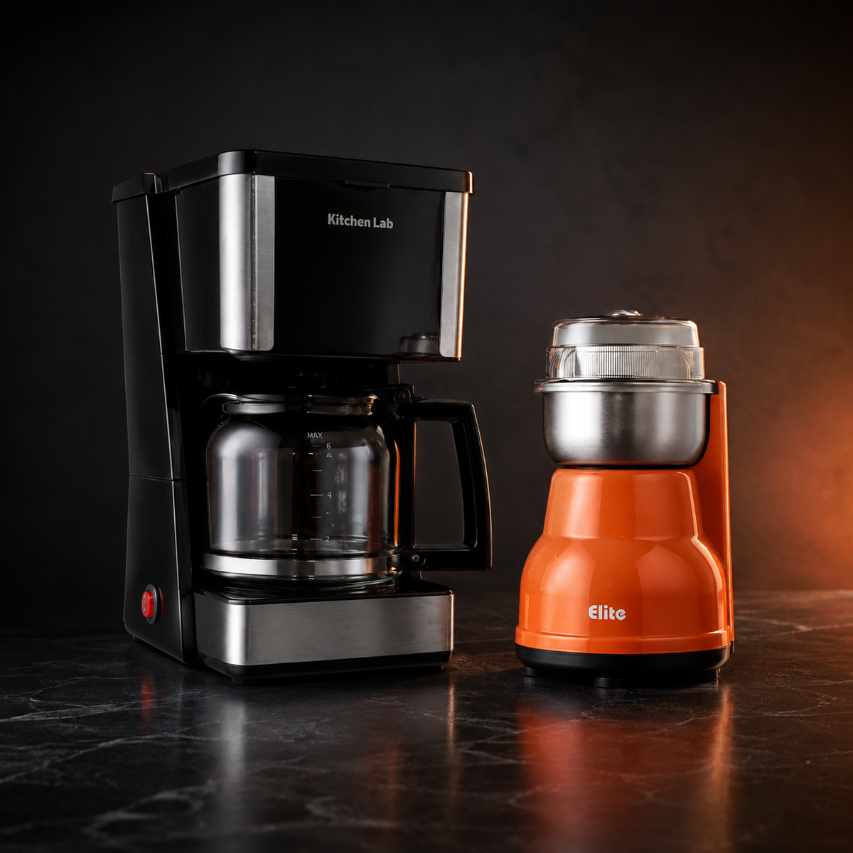 Pack Cafetière + Moulin à café et épices – 2 appareils – vue 3 | MonChoix Maroc