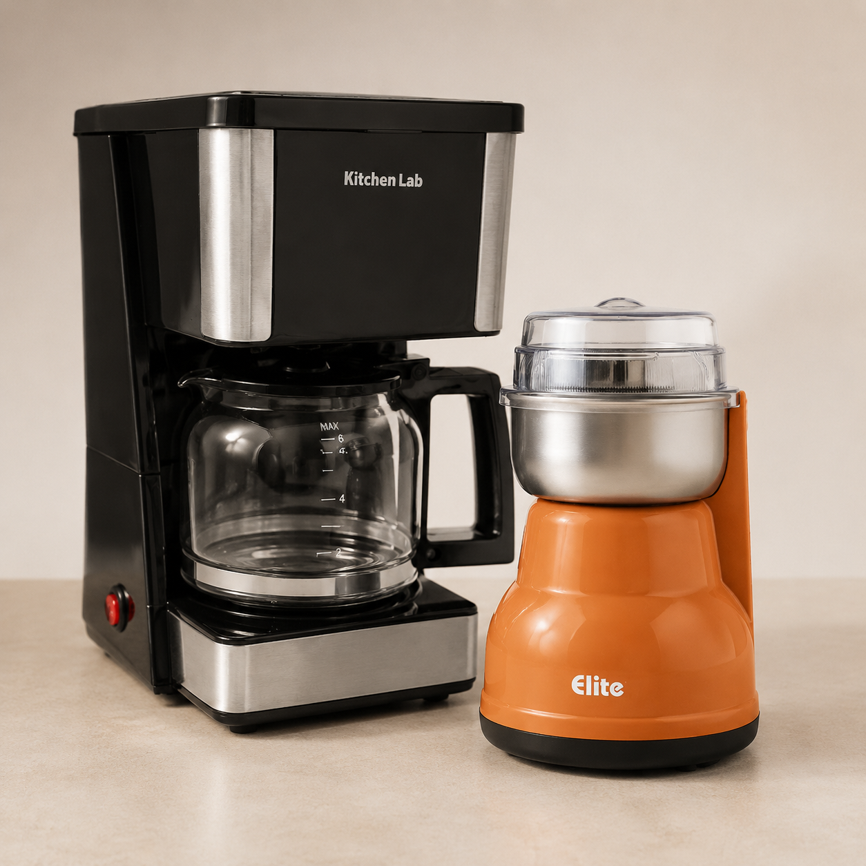 Pack Cafetière + Moulin à café et épices – 2 appareils – vue 1 | MonChoix Maroc